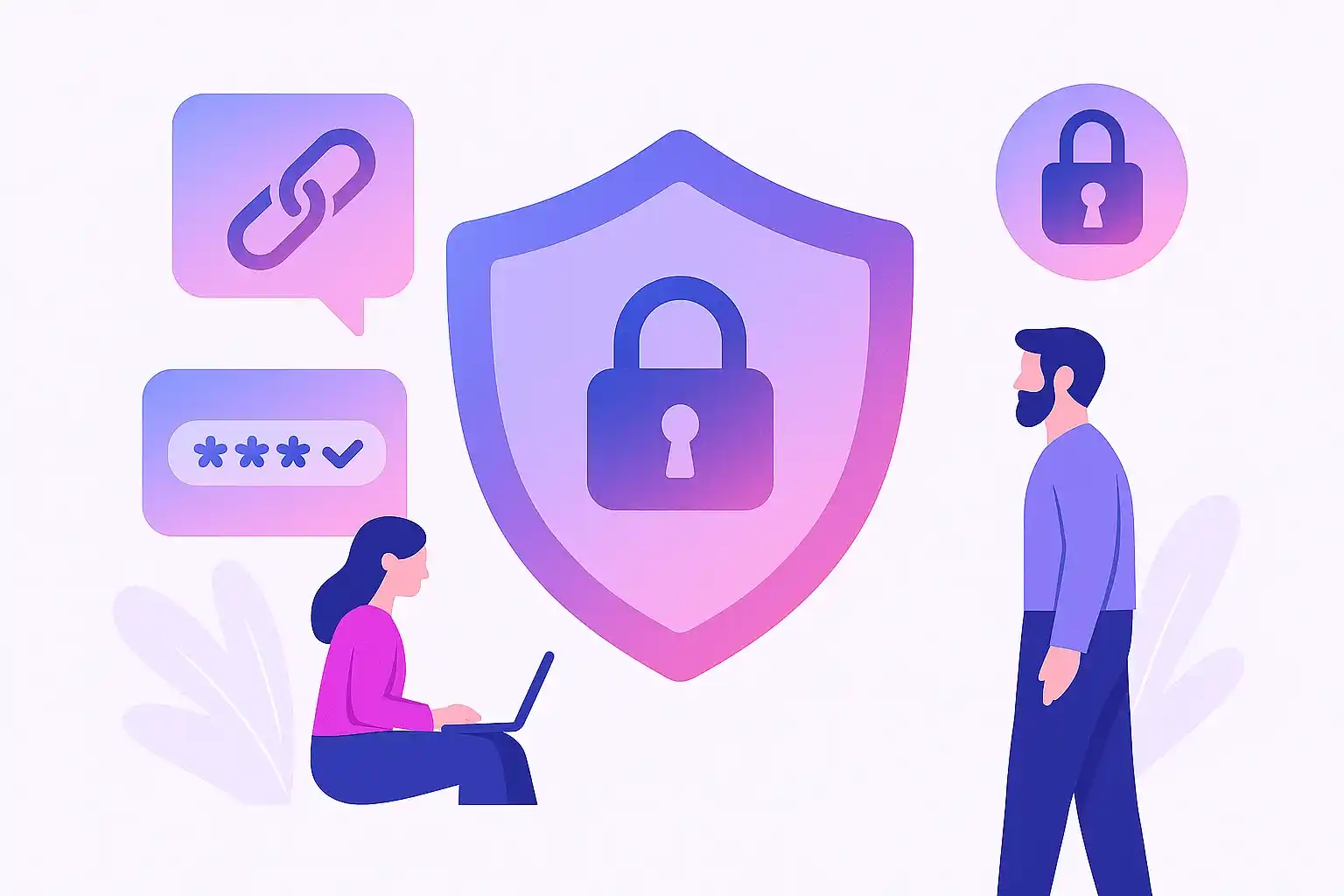 Custom domain security for bio links