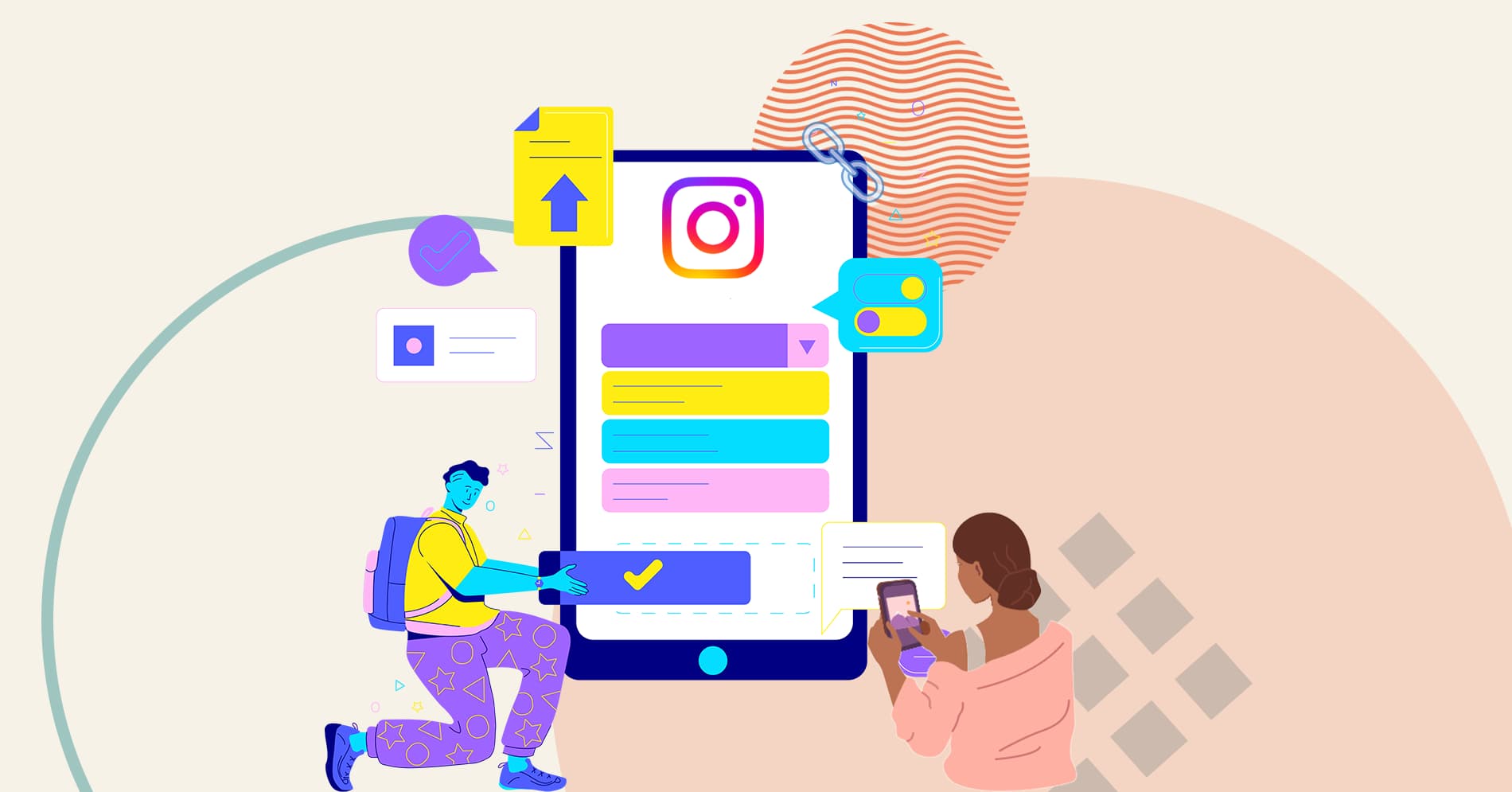 Lien directe sur instagram