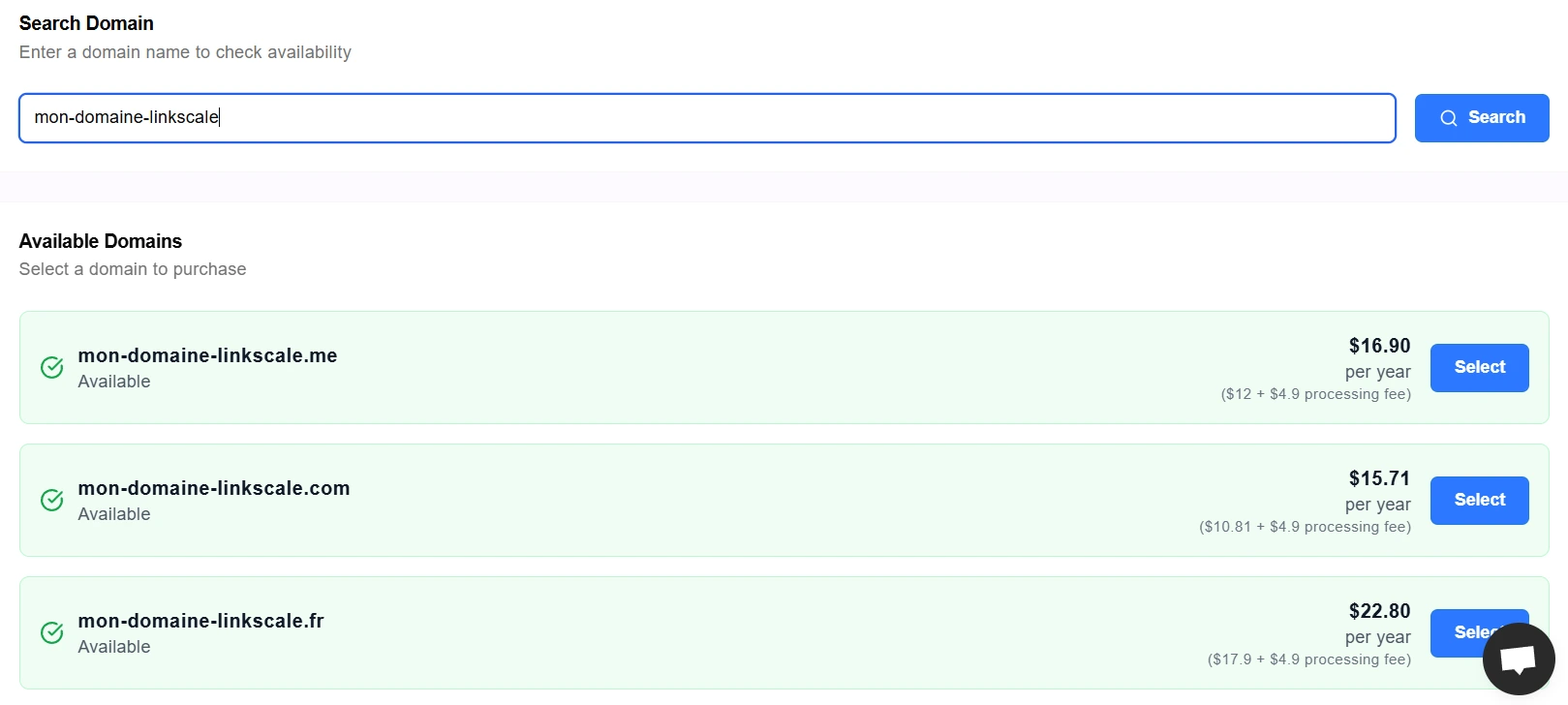 Custom domain for bio links