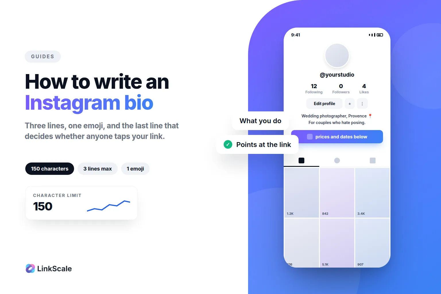 How to write an Instagram bio that gets the click
