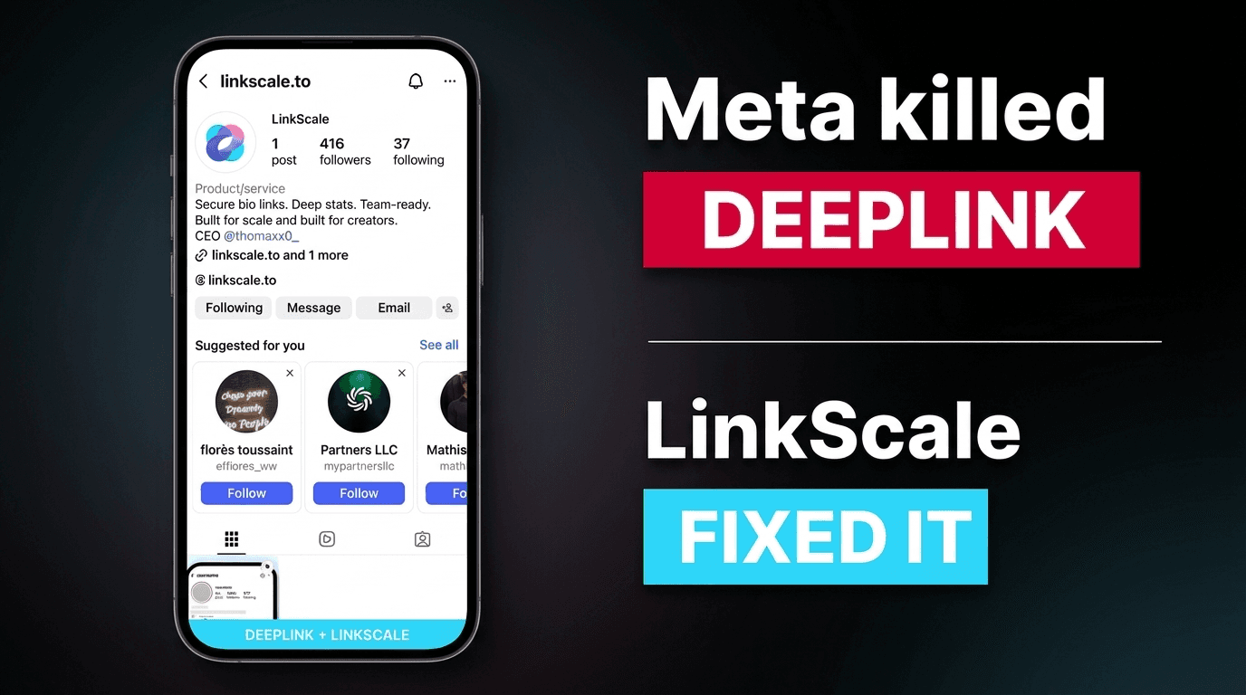 Deeplinks are back on Instagram with to LinkScale
