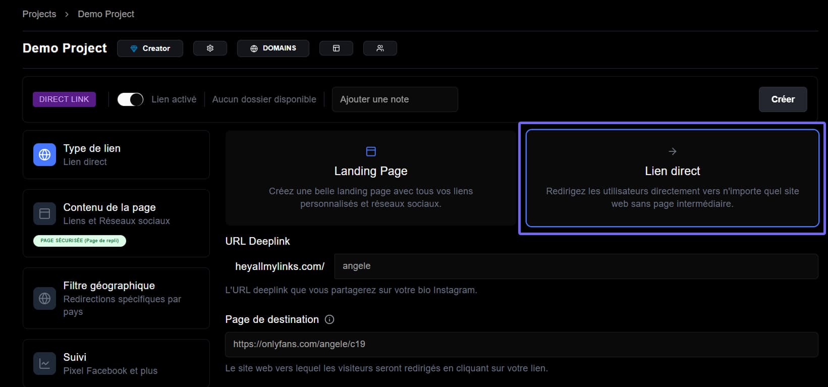 Linkscale direct link 2