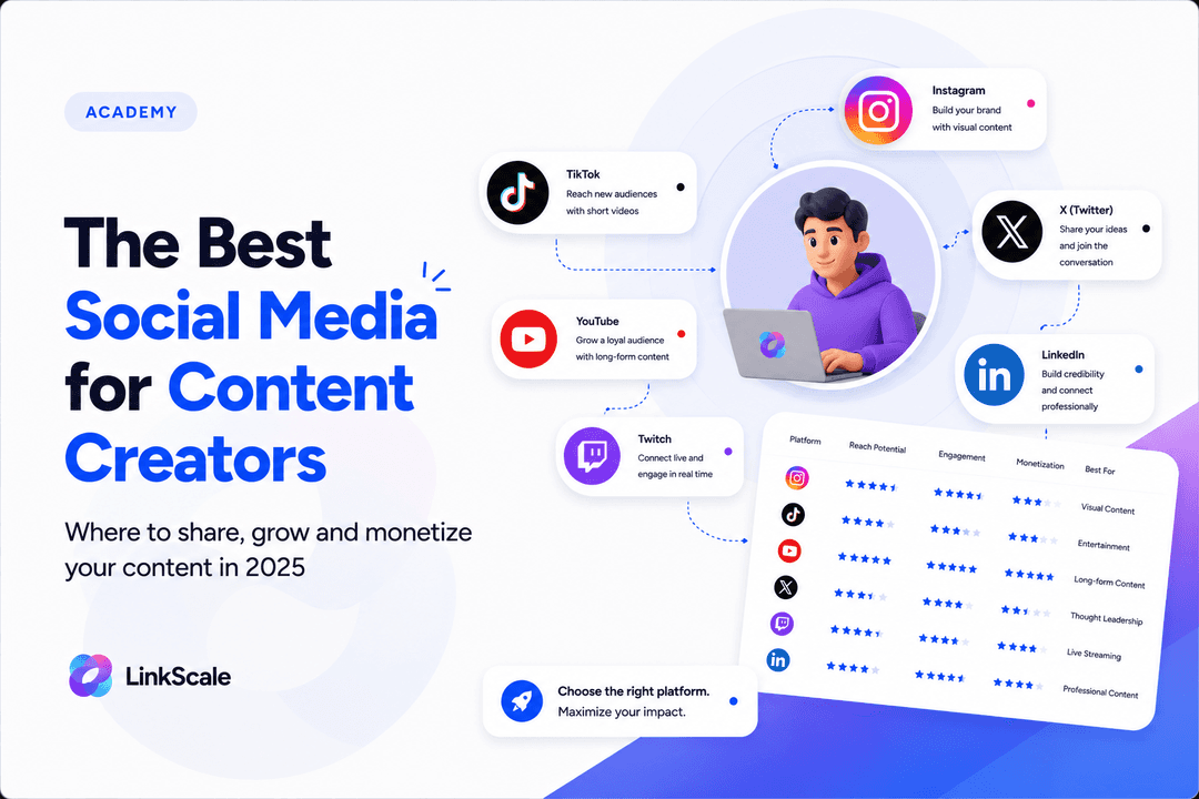 The best social media platforms to promote a content creator in 2025