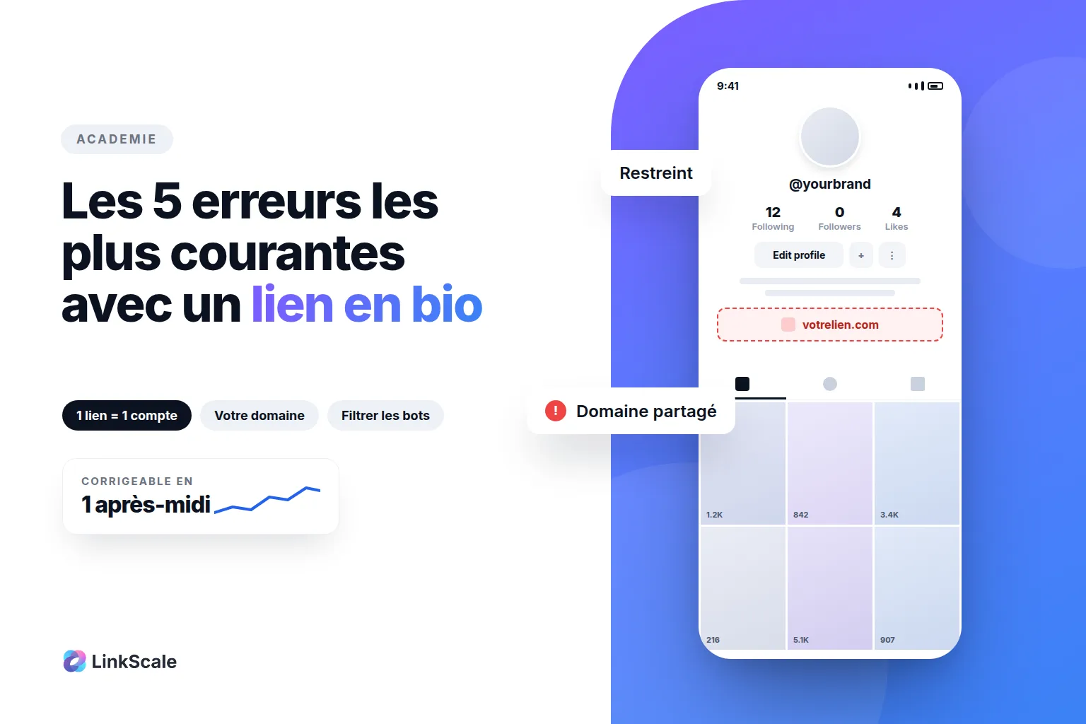 Les erreurs les plus courantes avec les liens en bio (et comment les éviter)