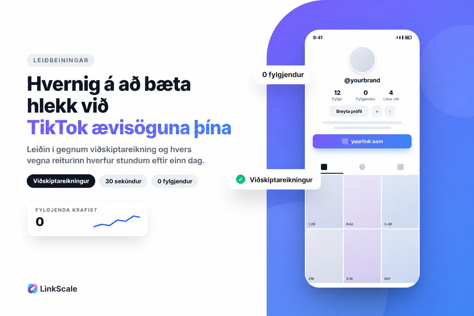 Hvernig á að bæta hlekk við TikTok-lífið þitt, með eða án 1.000 fylgjenda