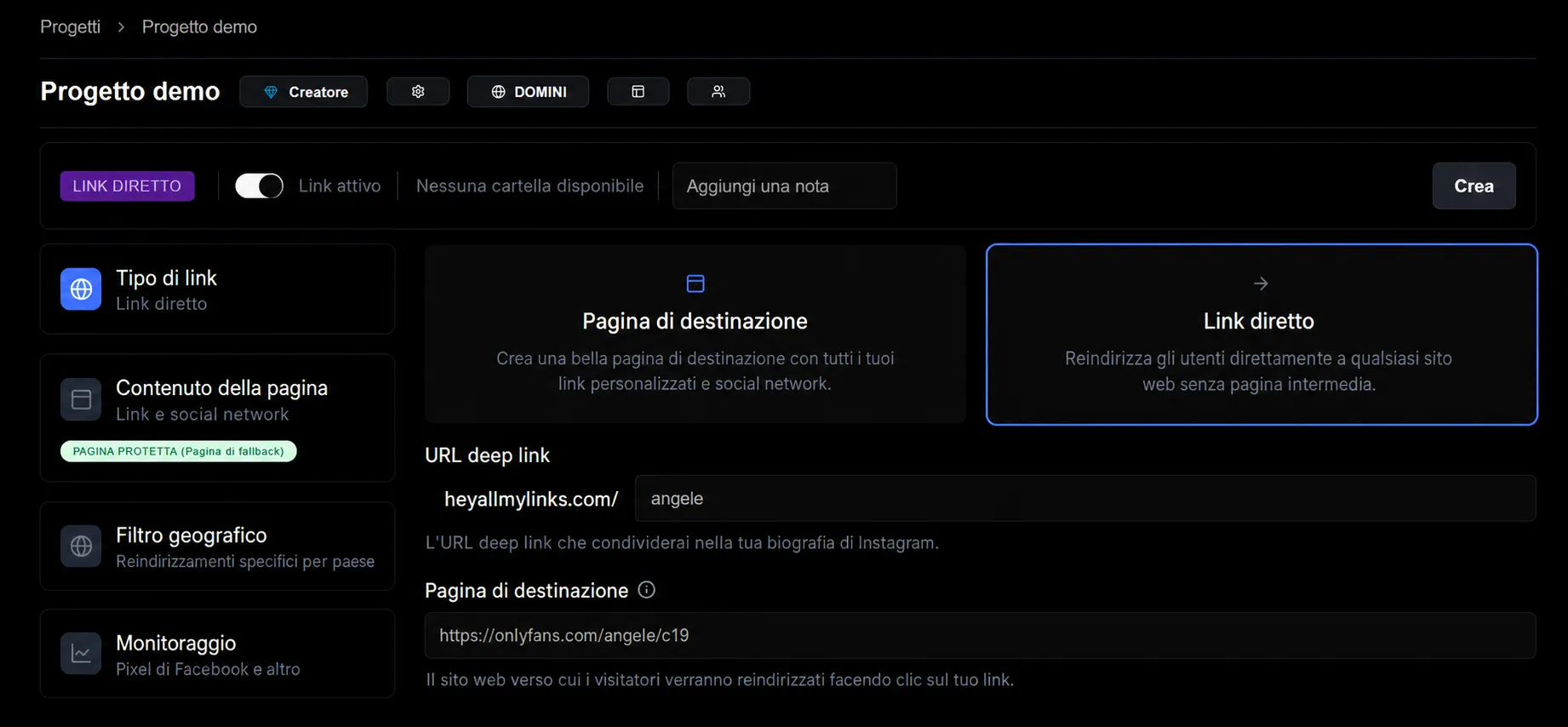 Linkscale link diretto 2